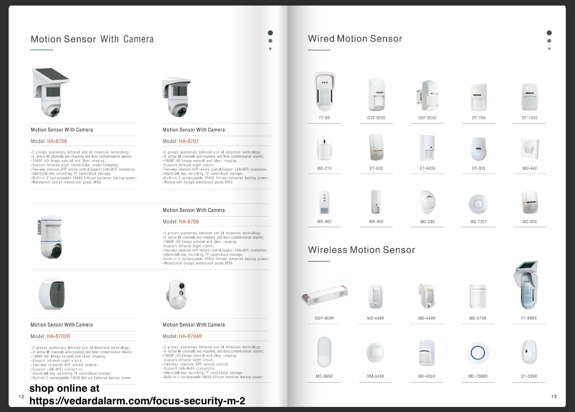 meian security focus alarm