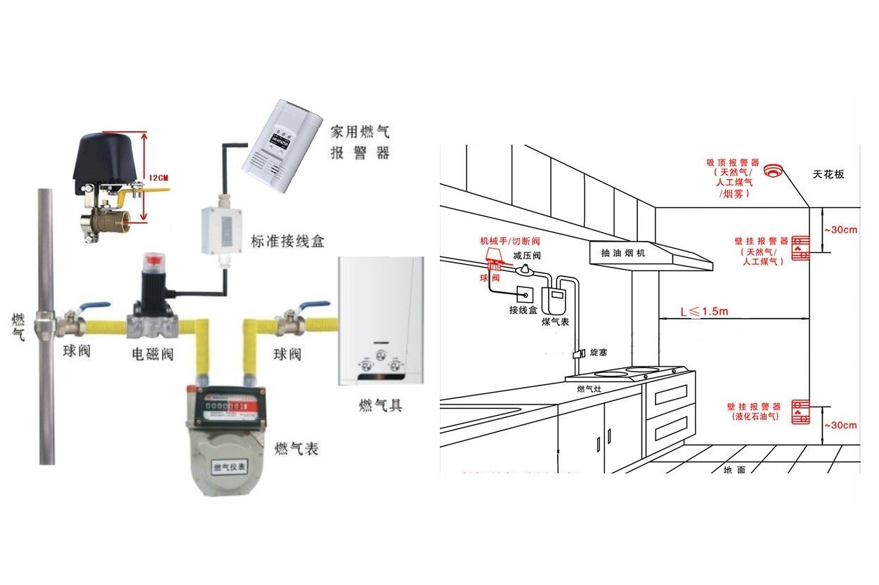 Install gas detector
